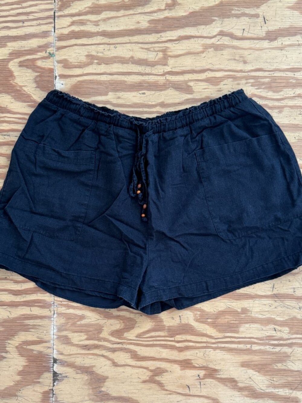 GUC Forever 21+ Linen Paperbag Shorts 3XL - 3 pairs - Black, Khaki, and Rust